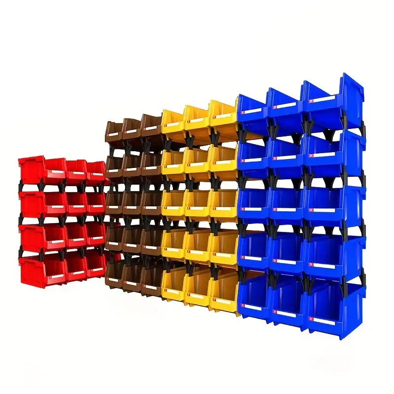 Home Improvement Binford Tools - 12pcs Stackable Tool Storage Bin, Screw