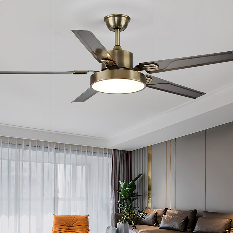 Ceiling Fan Mount - Retro Ceiling Fan with Light, High-Power