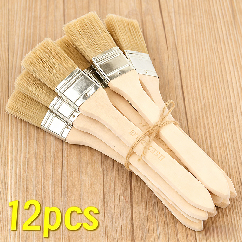 1-24Pcs Professional Paint Bru - огляд і ціна Wood Stain Brush