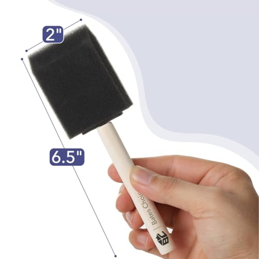 Bates- Foam Paint Brushes, 2 I - огляд і ціна Wood Stain Brush