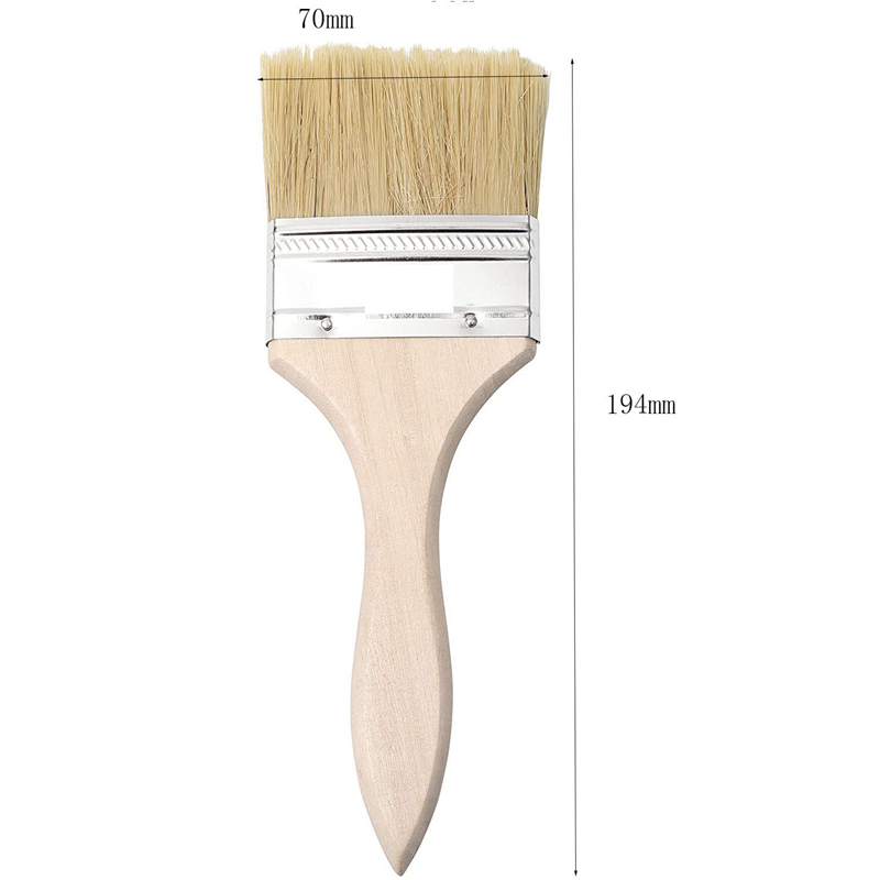 24Pcs Paint Brushes 70mm Chip  - огляд і ціна Wood Stain Brush