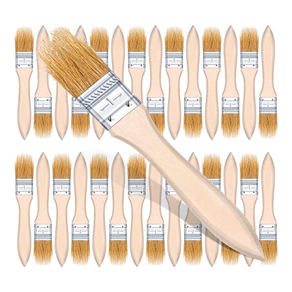 ABUH-100Pcs 1 Inch Chip Paint  - огляд і ціна Wood Stain Brush
