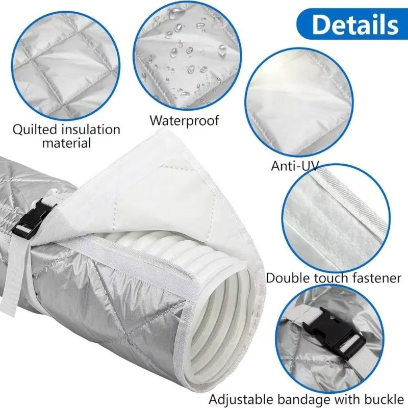 1PC Universal AC Hose Insulati - огляд і ціна Pipe Insulation Foam