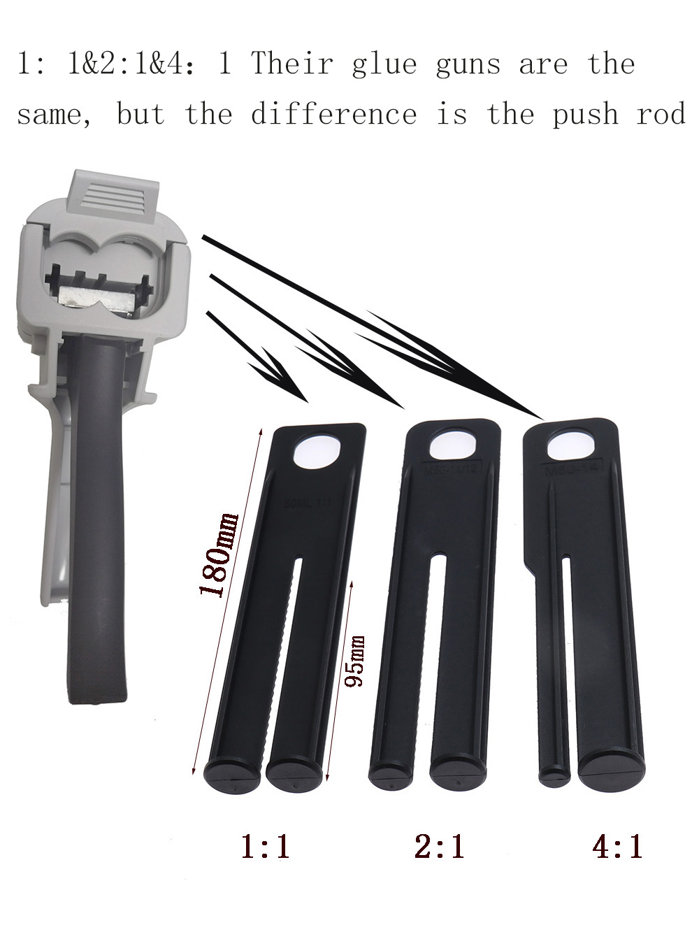 50ml Two Component AB Epoxy Se - огляд і ціна Caulking Gun Dispensing