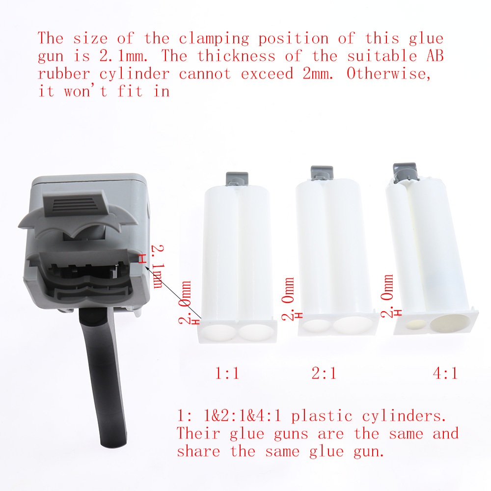 50ml Two Component AB Epoxy Se - огляд і ціна Caulking Gun Dispensing