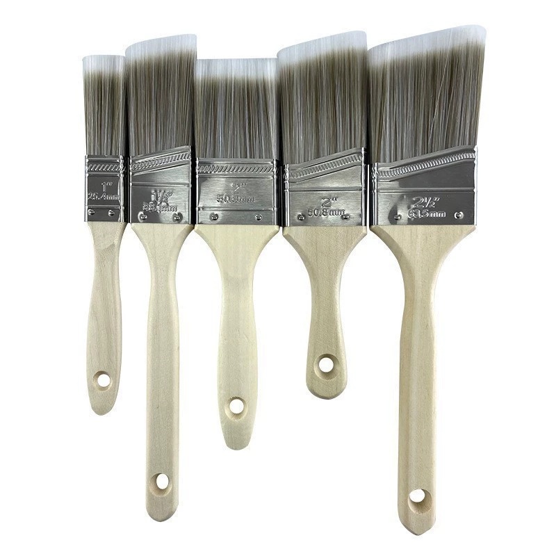5pcs Double Thick Paint Brush  - огляд і ціна Wood Stain Brush